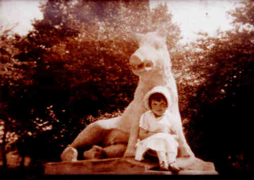 Young girl with the Boar in 1934