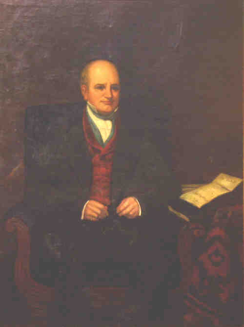 Portrait of Joseph Strutt, hanging in the Council House Mayoral Gallery